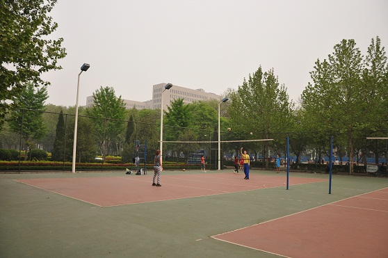 BLCU volleyball court